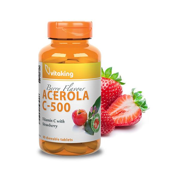 Acerola C-500 40 žvečljivih tablet
