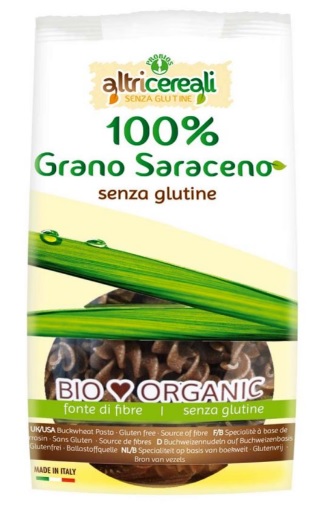 Ajdove testenine svedrčki brez glutena 250g (EKO)