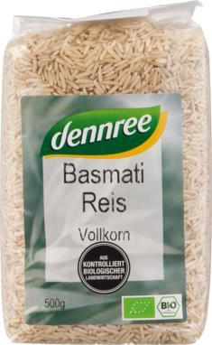 Basmati polnozrnati riž 500g (EKO)