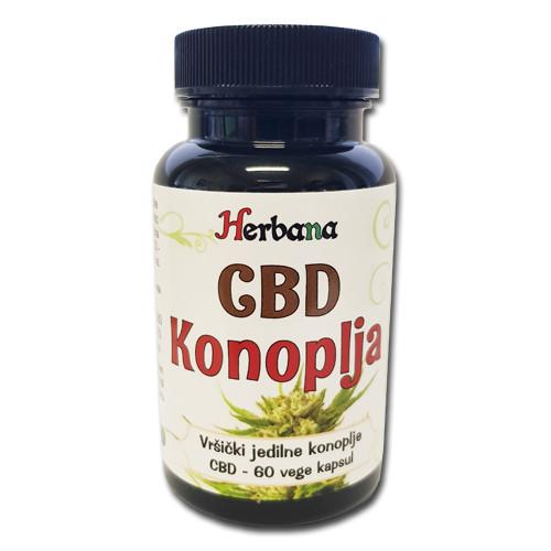 CBD kapsule Herbana - 60 kapsul