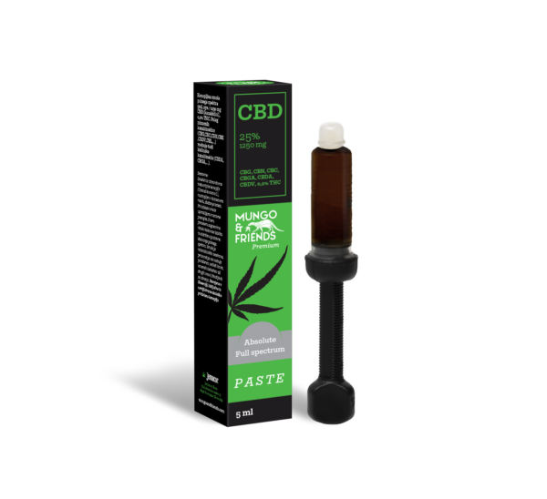 CBD konopljina smola 25% Mungo & Friends 5ml