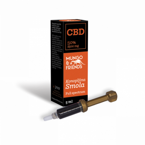 CBD konopljina smola 50% Mungo & Friends 5ml