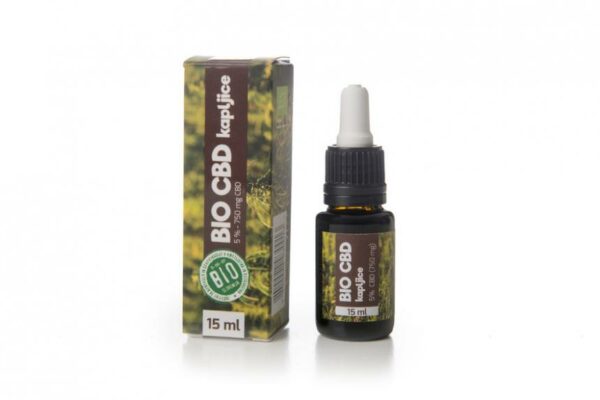 CBD konopljine kapljice 5% EkoKor 15ml (EKO)