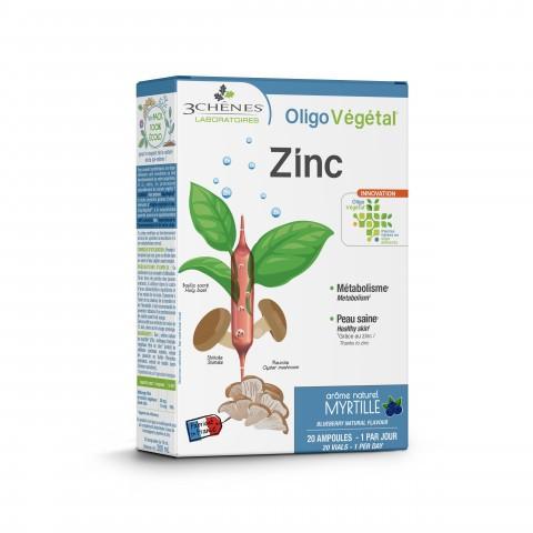 Cink Oligo Vegetal 20 ampul - ekološki rastlinski cink
