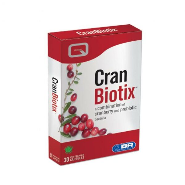 CranBiotix ekstrakt brusnice s probiotiki 30 kapsul