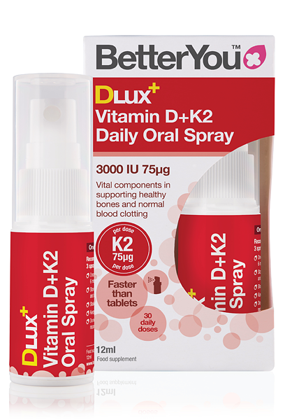 D3 vitamin in K2 v spreju DLux 12ml (za 30 dni)