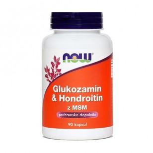 Glukozamin & Hondrotoin z MSM 90 kapsul