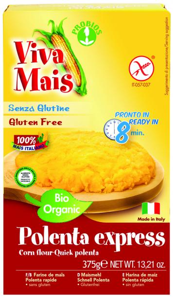 Koruzna polenta brez glutena 375g (EKO)