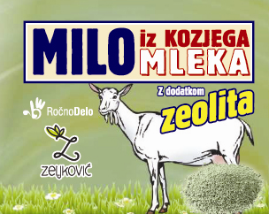 Kozje milo z dodatkom zeolita 70g