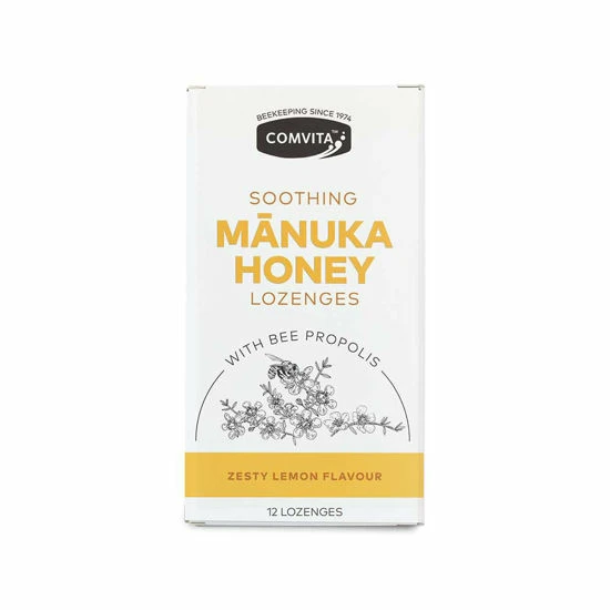 Manuka Honey pastile propolis in limona 12 vrečk po 4,5g