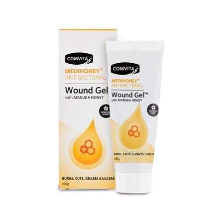 Medihoney Antibacterial Wound Gel 25g - rane in opekline