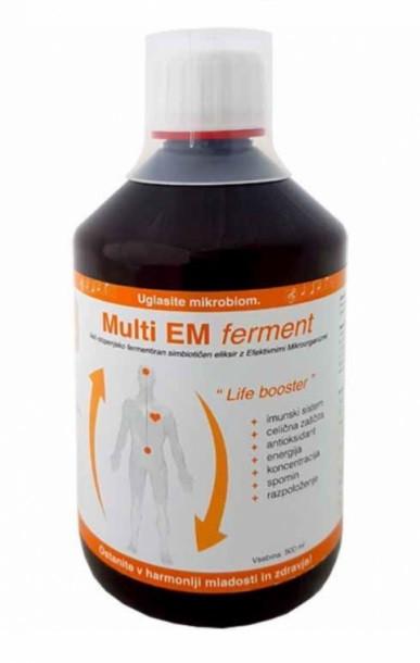 Multi EM ferment 500ml - simbiotičen napitek (živi probiotiki in hranila)