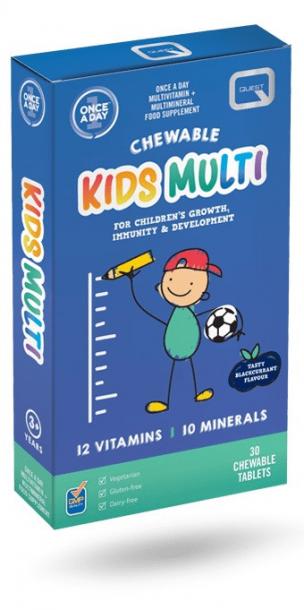 Multivitamini za otroke 30 žvečljivih tablet