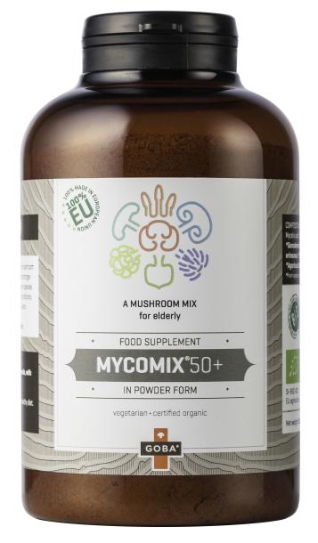 MycoMix 50+ mešanica medicinskih gob 200g (EKO) - za osebe v srednjih letih