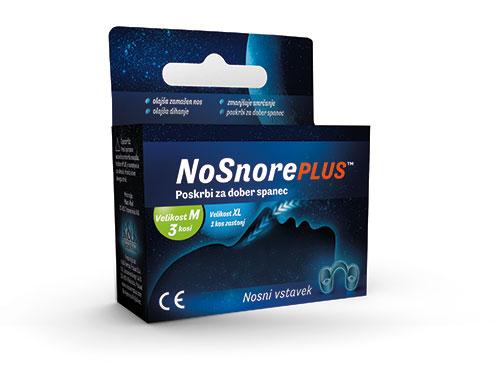 NoSnorePLUS proti smrčanju velikost M 3kosi + 1kos gratis