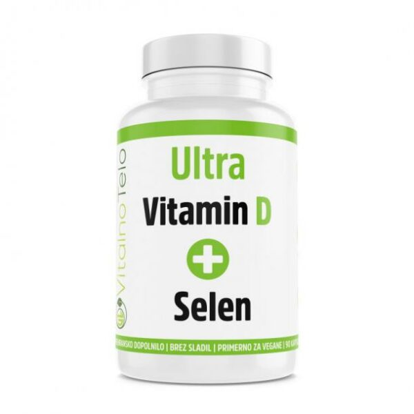 Ultra vitamin D in selen 90 kapsul