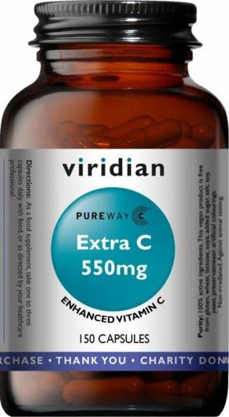 Viridian Vitamin C Extra C 550mg 90 kapsul