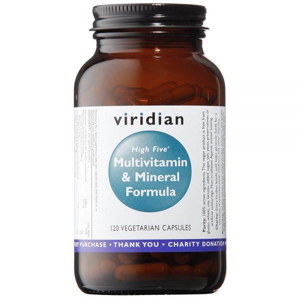 Viridian multivitamini in minerali z B5 60 kapsul