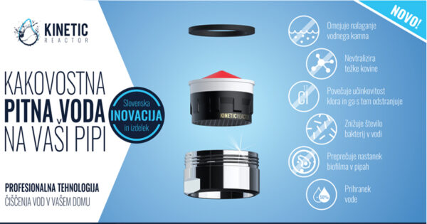 Vodni filter za pipo Kinetic Reactor