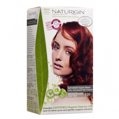 Naturigin barva za lase intenzivno rdeča 7.55 115ml (EKO)
