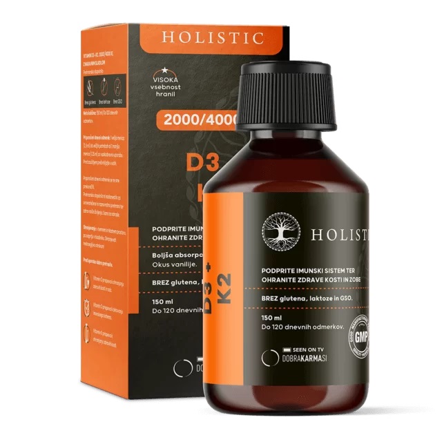 Vitamin D3 + K2 Holistic 150ml
