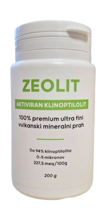Zeolit klinoptilolit – ultra fin & aktiviran 200g