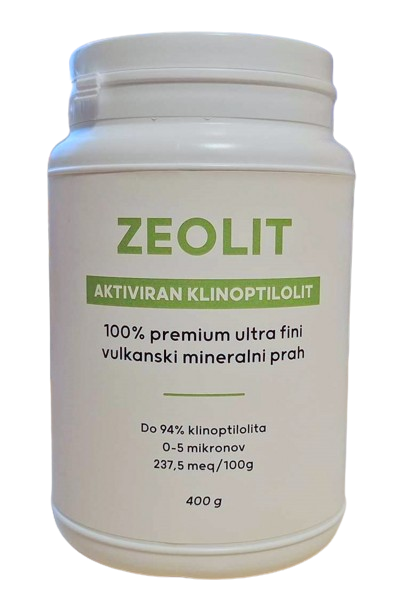 Zeolit klinoptilolit – ultra fin & aktiviran 400g