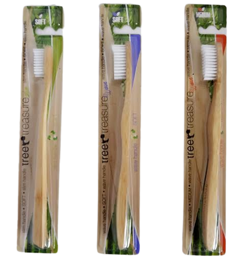 Bambusova zobna ščetka 1 kos