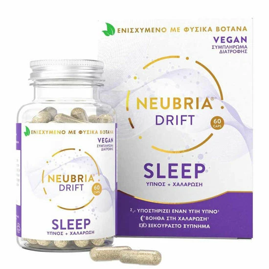 Neubria drift SLEEP za lahkoten spanec 60 kapsul