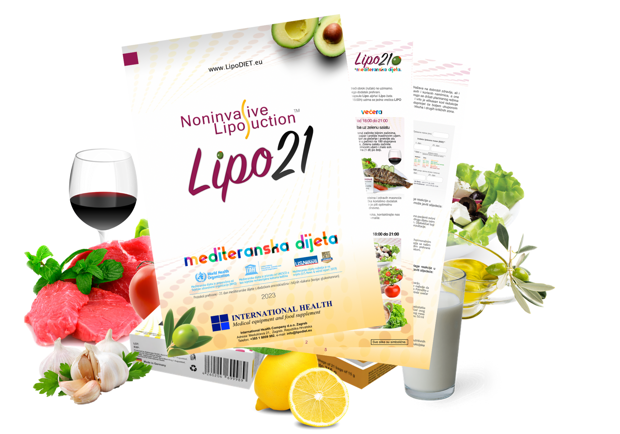 Lipo21 tretma LIGHT 21-dnevni dietni program 1 kos (neinvazivna liposukcijska)