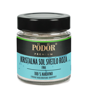 Kristalna sol svetlo-roza 150g - fino mleta