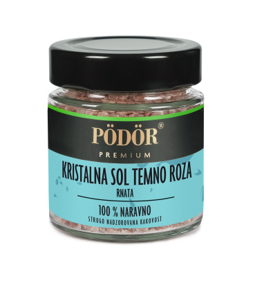 Kristalna sol temno-roza 150g - zrnata