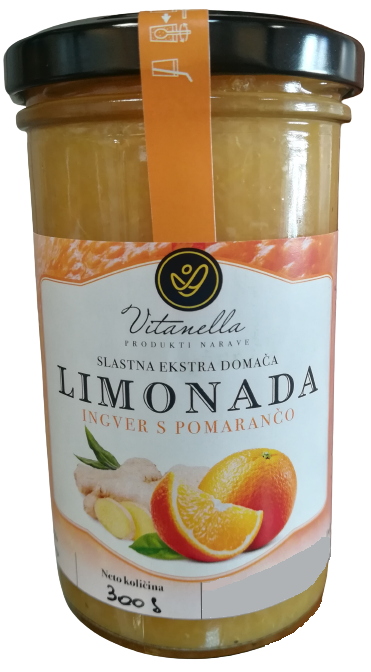 Limonada z ingverjem in pomarančo 300g