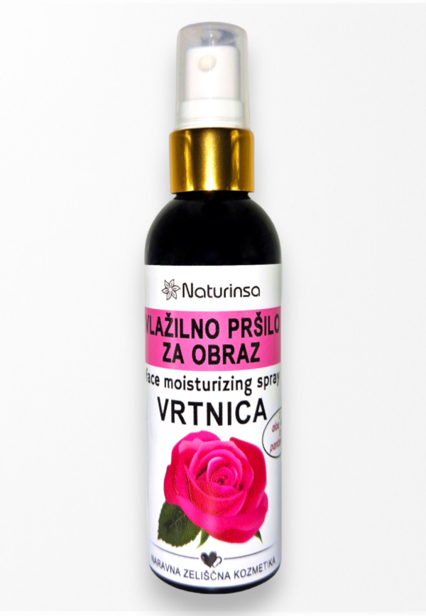 Vlažilno pršilo za obraz vrtnica 100ml