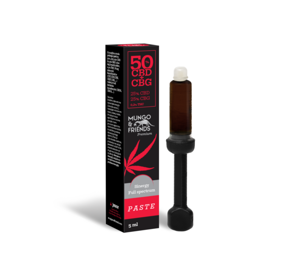 Mungo & Friends CBD + CBG konopljina smola 50% 5ml