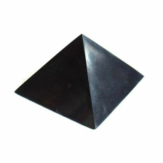Šungit piramida 10x10cm 1 kos