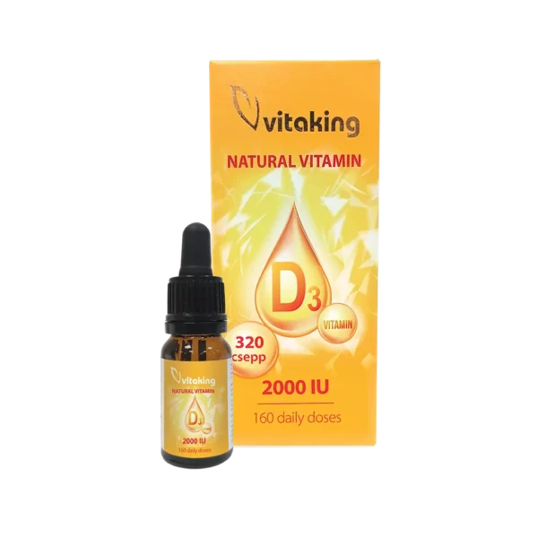 Vitamin D3 v kapljicah 2000 IU Vita King 10ml