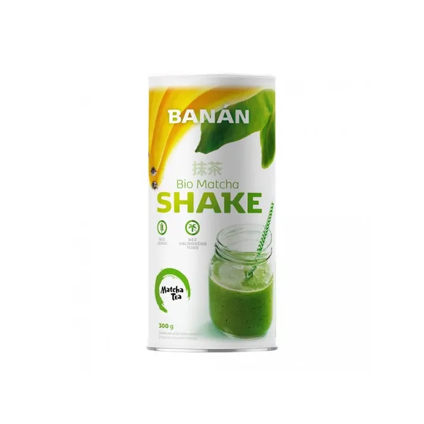Shake z zelenim čajem Matcha Banana 300g (EKO)