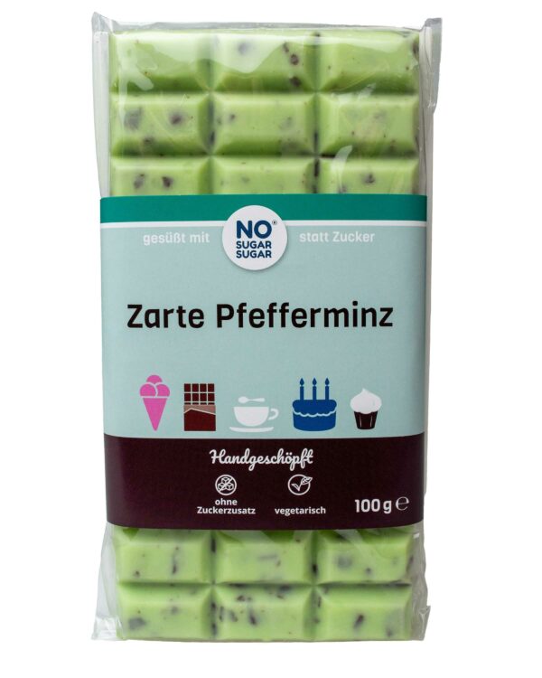 Mlečna bela čokolada s poprovo meto 100g