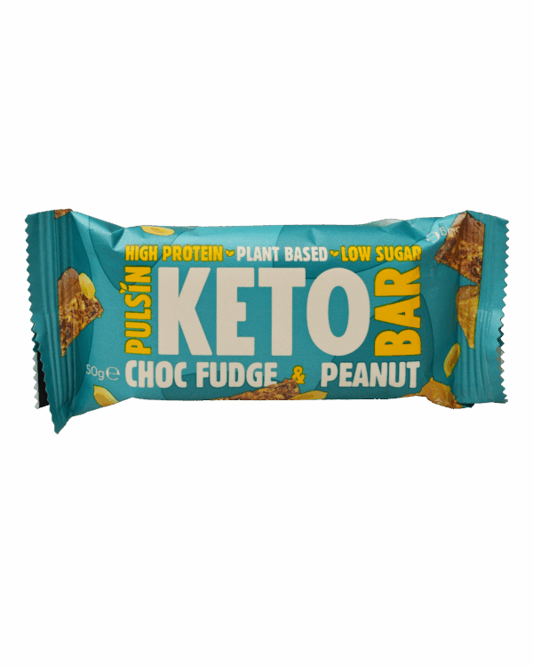 Keto proteinska ploščica s čokoladnimi koščki in arašidi 50g