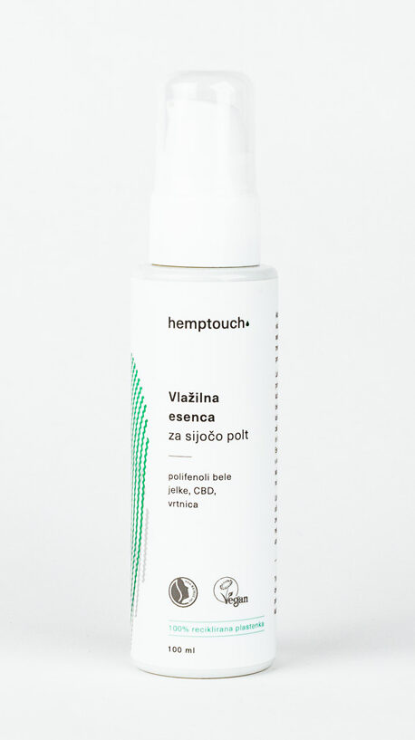 Vlažilna esenca za sijočo polt Hemptouch 100ml
