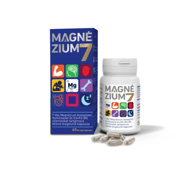 Magnezium 7 s sedmimi oblikami magnezija 60 kapsul