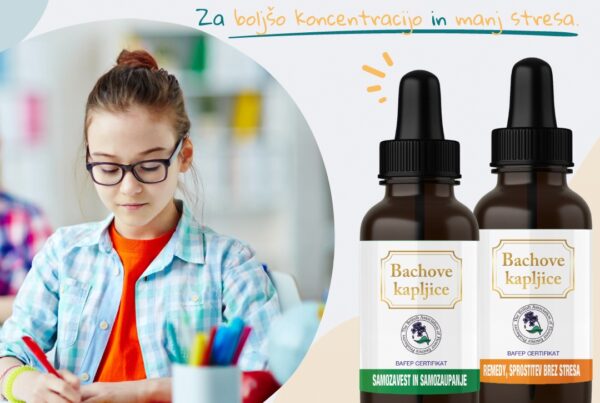 Paket bachovih kapljic za boljšo koncentracijo otrok (brez alkohola)