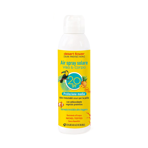 Razpršilo za sončenje z ZF 20 za obraz in telo Desert Flower 150ml