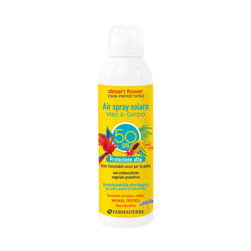 Razpršilo za sončenje z ZF 50 za obraz in telo Desert Flower 125ml