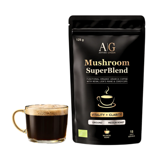 Mushroom SuperBlend ekološka kava s funkcionalnimi gobami 125g