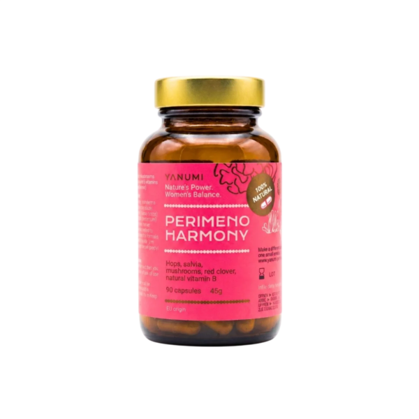 Perimeno Harmony mešanica medicinskih gob in zelišč za ženske 90 kapsul