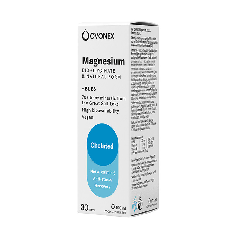 Magnezijev bisglicinat v kapljicah Ovonex 100ml