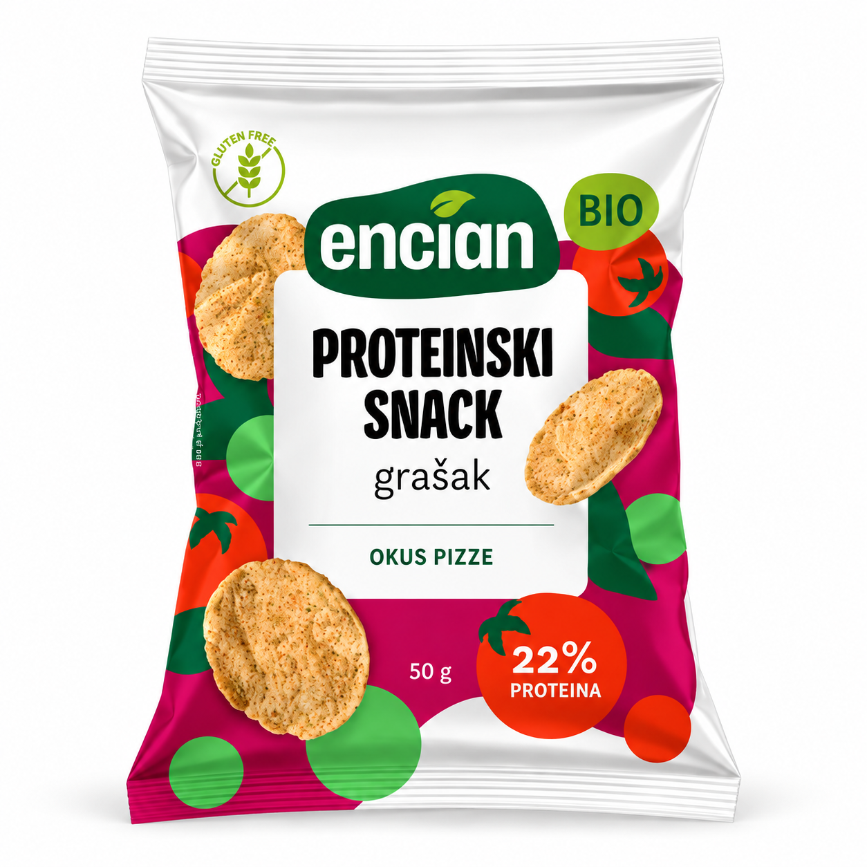 Proteinski prigrizek z okusom pice Encian 50g